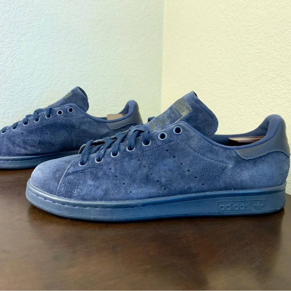 Adidas Stan Smith Navy Suede S75107 Sneaker Men’s Size 9